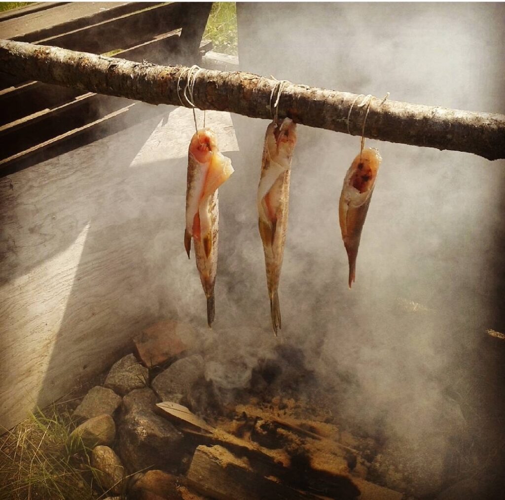 Wild food smoked fish